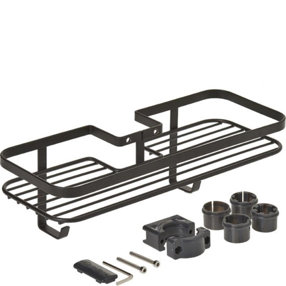 Metaltex doucherek 29x11x9 cm mat zwart