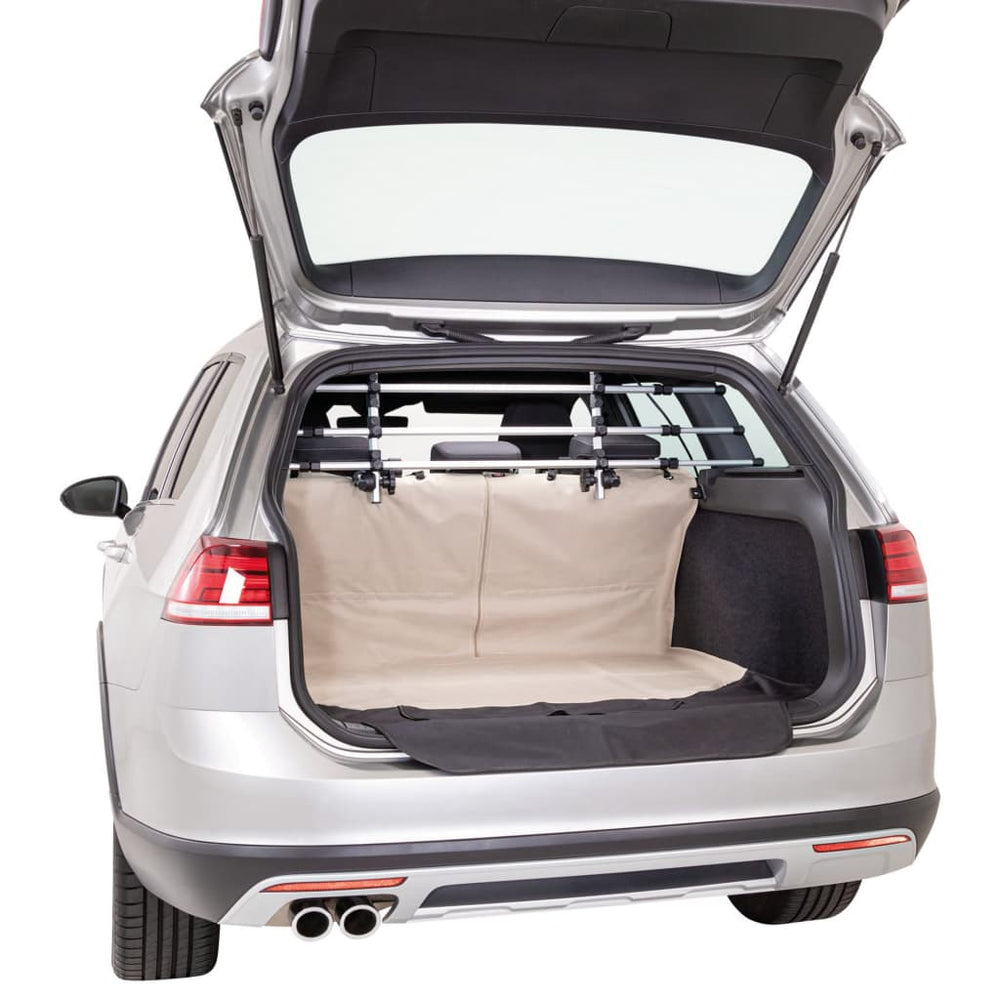 Trixie kofferbakhoes met bumperbescherming beige en zwart