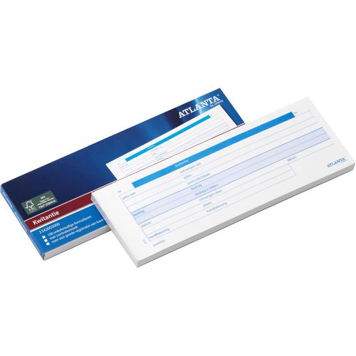 Kwitantieboek 74x210mm enkelvoud