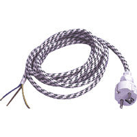 Basis strijkijzersnoer 32340010 omsponnen 3m