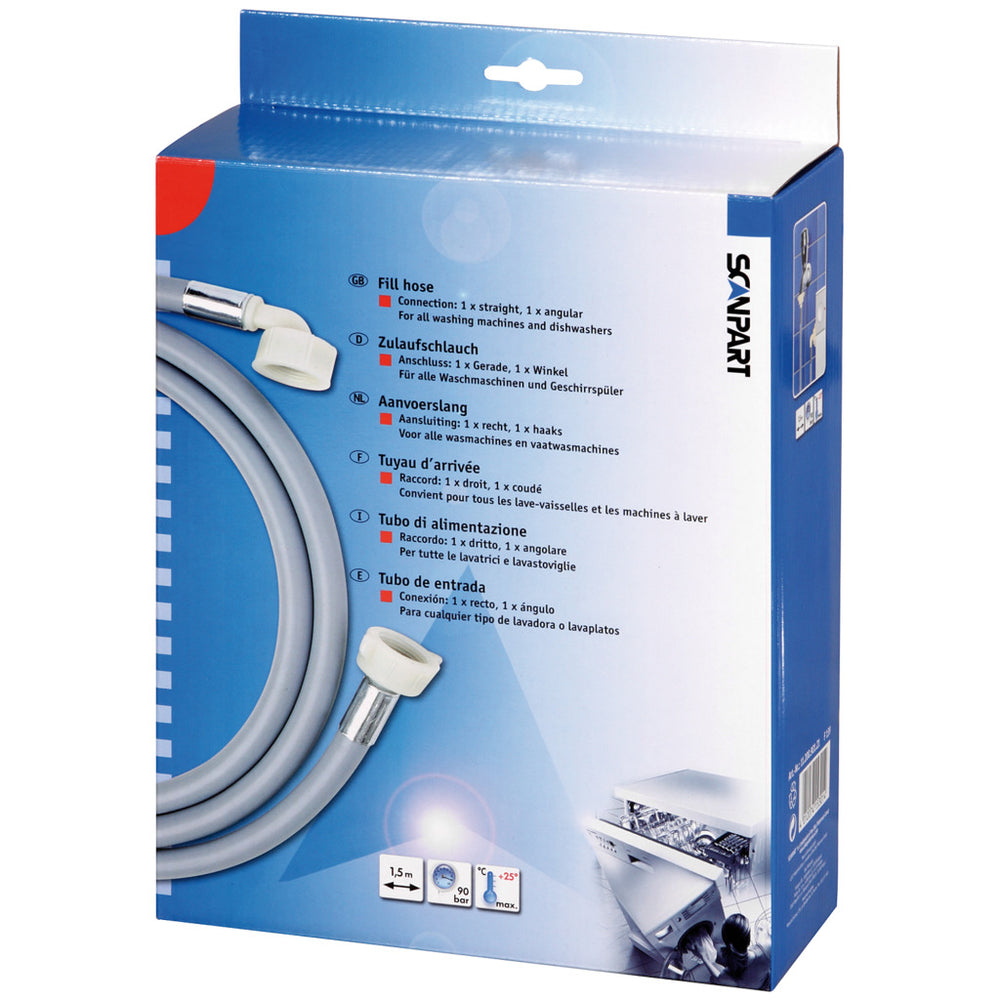 Scanpart 1120090121 f139 aanvoerslang 1,5m 1xhaaks
