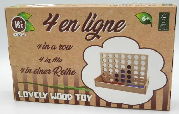 Intro houten 4 op een rij spel