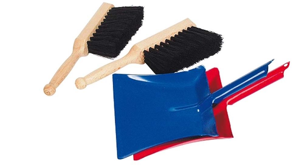 Goki dustpan and brush metal