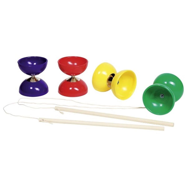 Goki diabolo with 2 wooden sticks and string