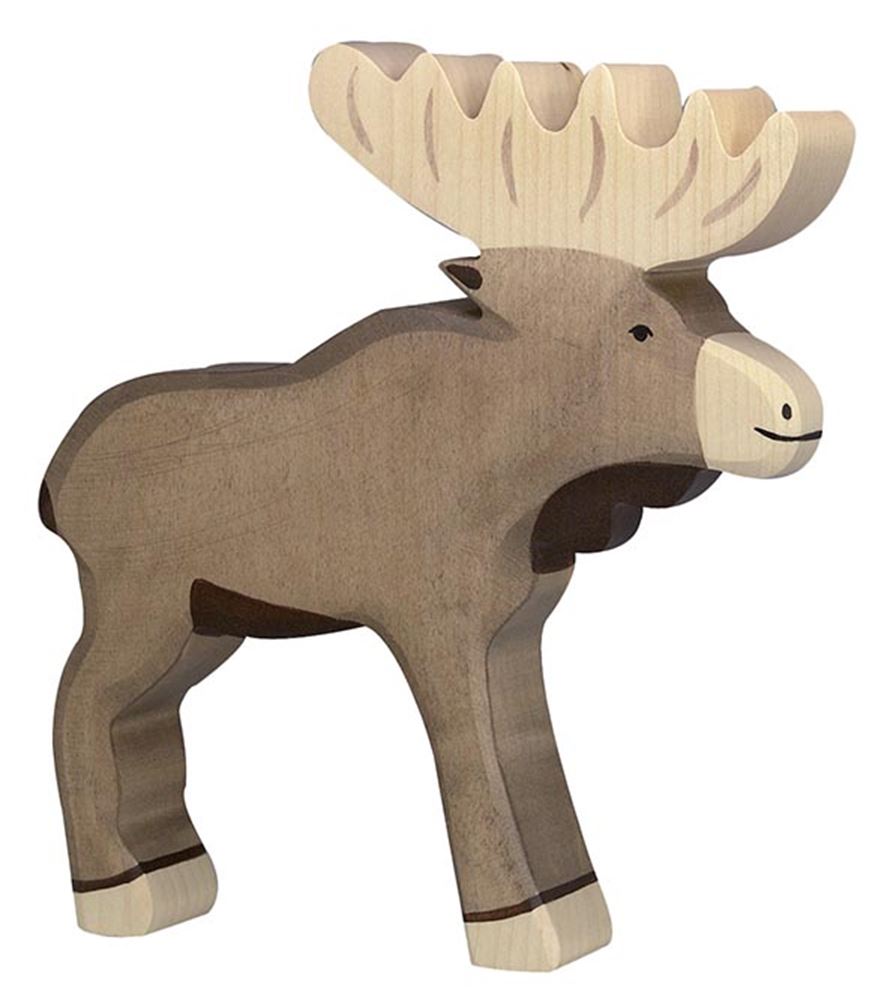Holztiger eland. 18,5 cm.
