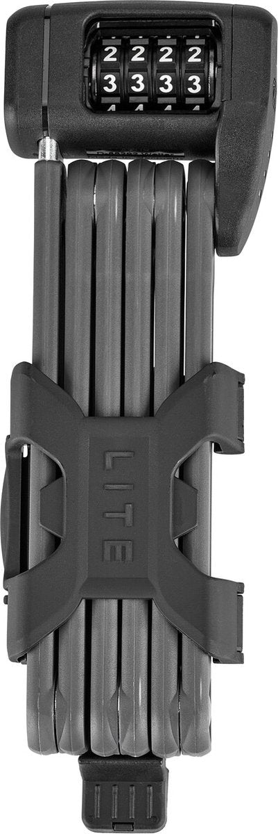 Abus Antivol pliant Bordo combo lite 6055C 85 SH (avec support antivol) noir