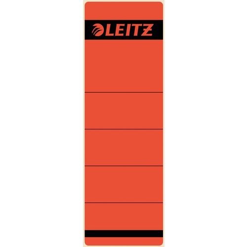 Ordnerrugetiketten leitz rood 10 stuks papier