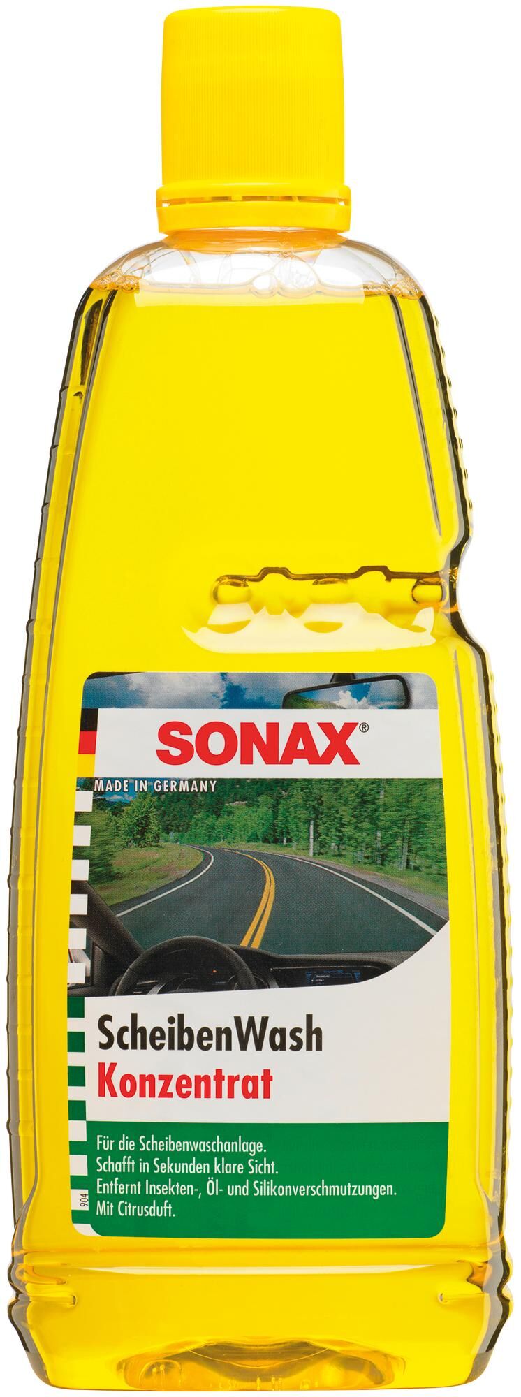 Sonax ruitenreiniger scheibenreiniger window cleaner 1 ltr lemon fragrance