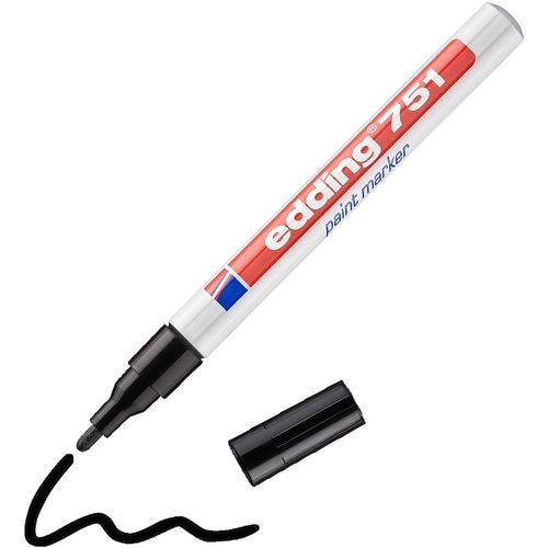 Edding lakmarker 751 841 001 1-2mm zwart