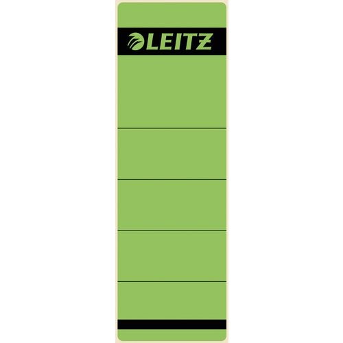 Ordnerrugetiketten leitz groen 10 stuks papier