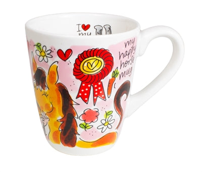 Blond Amsterdam Mok paardenliefhebber