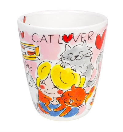 Blonde Amsterdamse Mok kattenliefhebber
