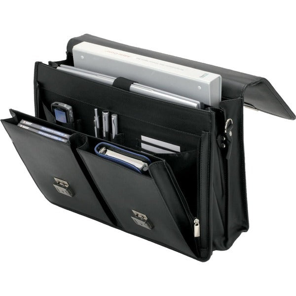 Juscha ju-47118 aktentas alassio veneto 22 x 42 x 10 cm zwart