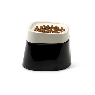 Savic ergo cube voerbak creme zwart