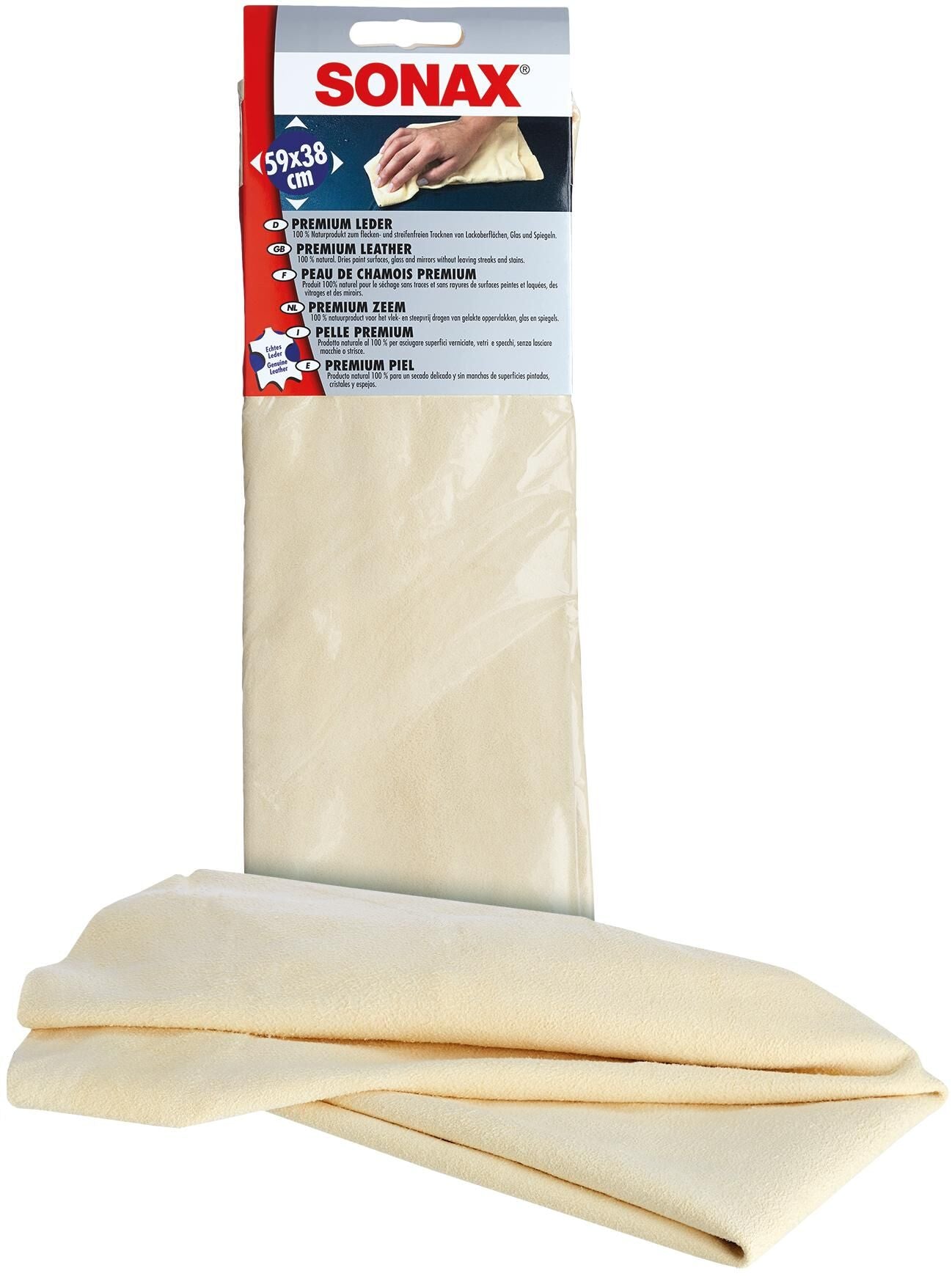 Sonax zeemdoek premiumleder window leather