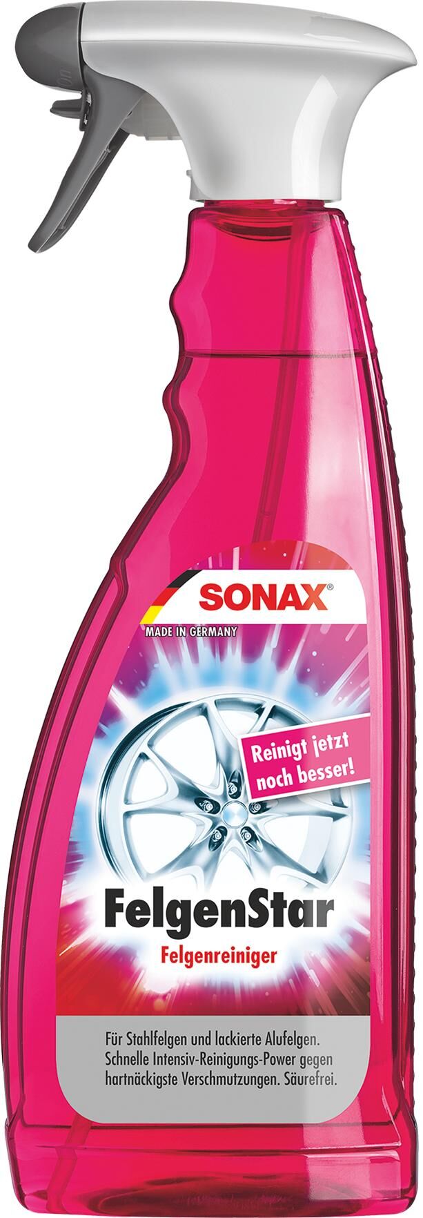 Sonax velgenreiniger felgenstar rim cleaners rimstar 750 ml