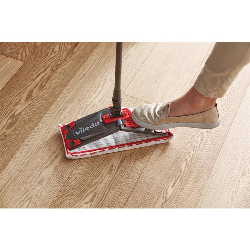 Vileda ultramax power 2in1 vloerwisser rood zwart