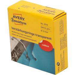 Verstevigingsringen avery zweckform transparant