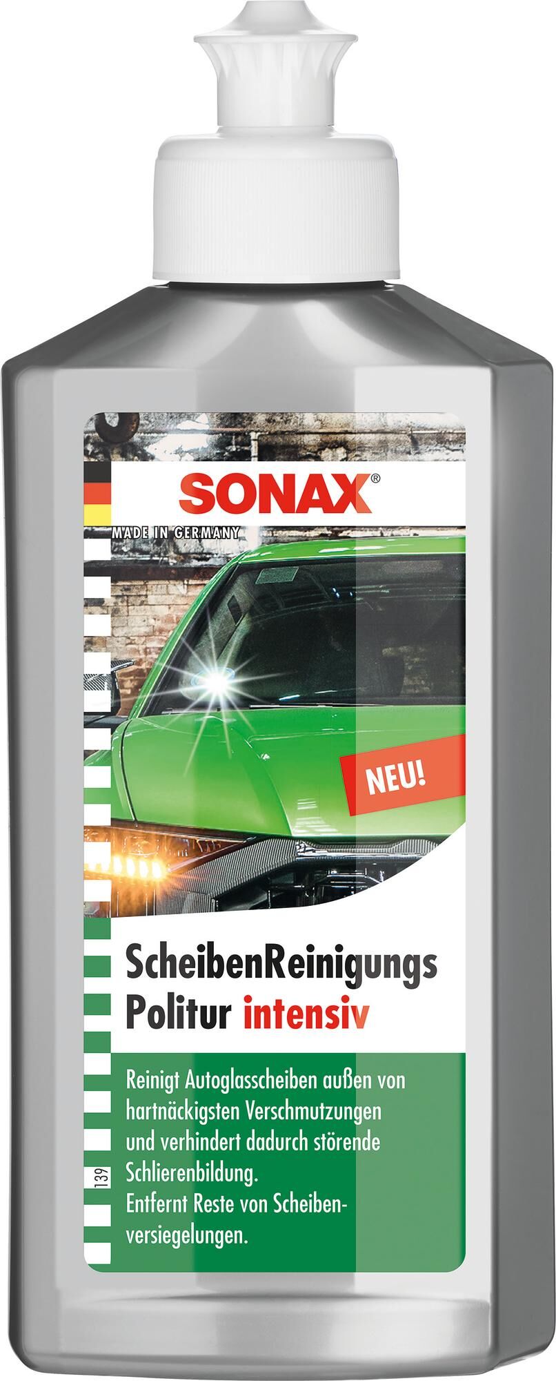 Sonax ruitenreiniger scheibenreinigungspolitur intensiv windshield cleaning polis 250 ml