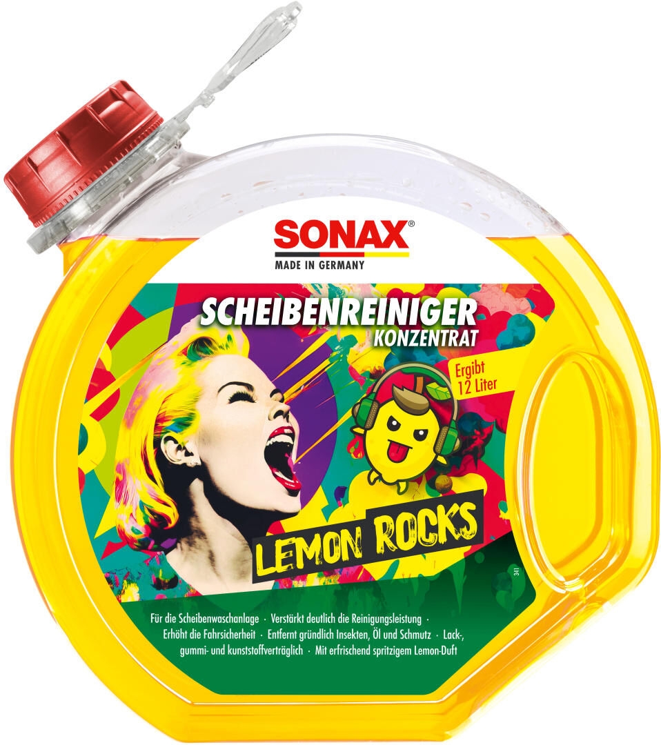 Sonax scheibenreiniger disc rate concentrate 3 l lemon rocks