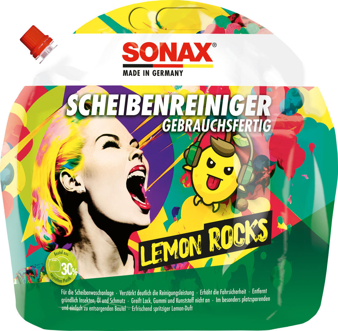 Sonax vensterreiniger window cleaner 3 l lemon rocks