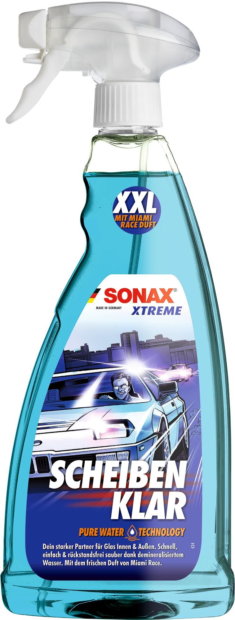 Sonax vensterreiniger xtreme scheibenklar miami race sonderedition clear as glass miami race water bottle 1 l