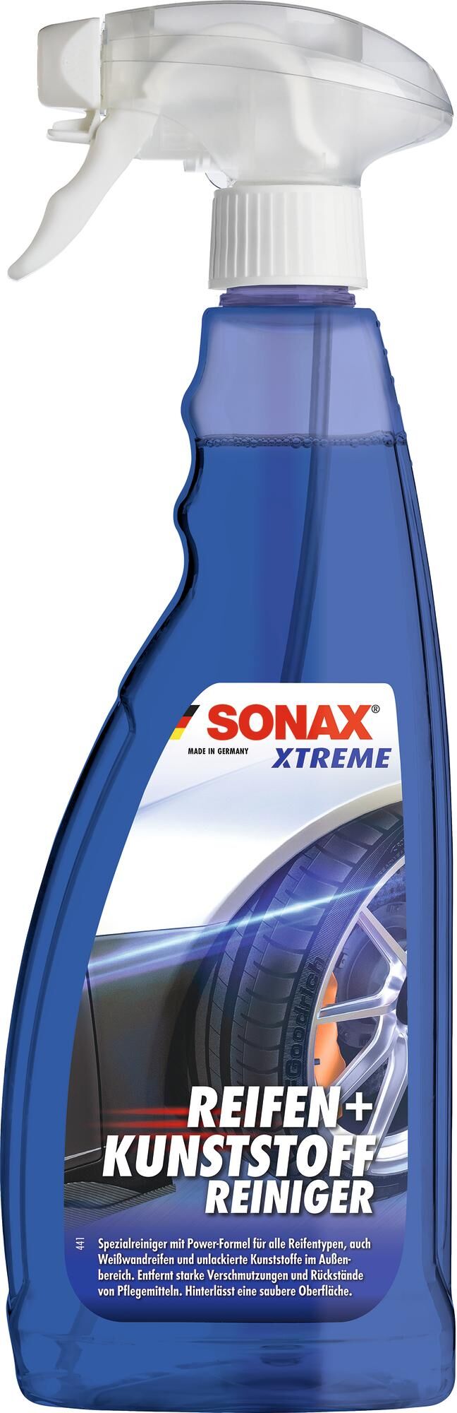 Sonax speciale reiniger xtreme reifen+kunststoffreiniger tires+plastic cleaner bottle 750 ml