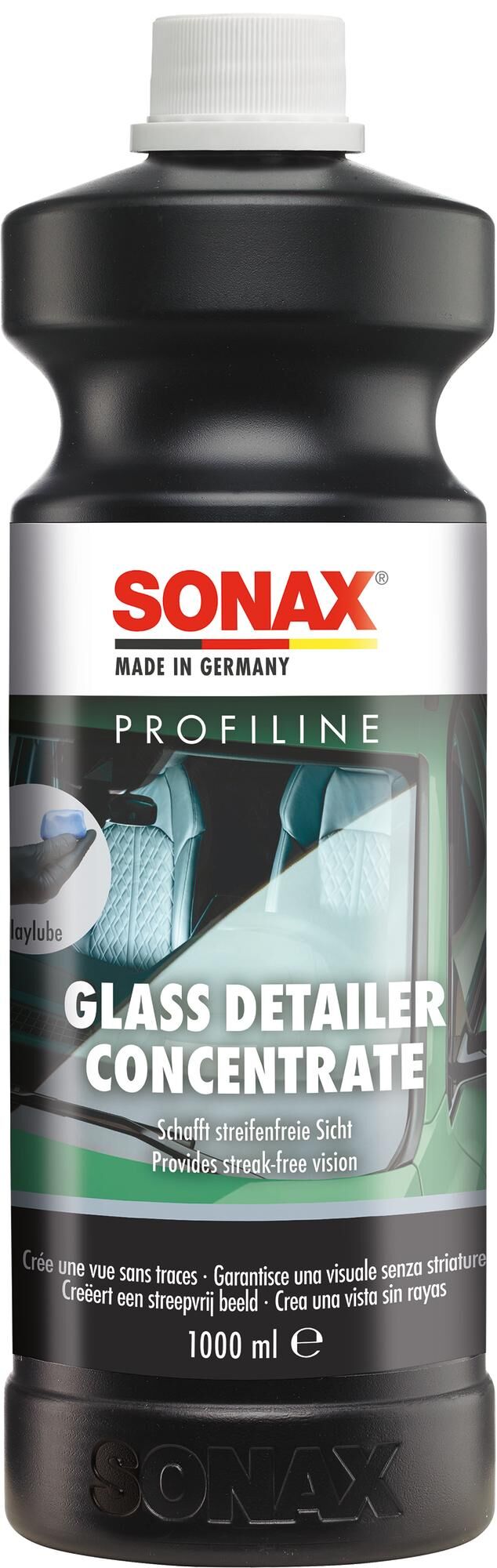 Sonax vensterreiniger glass detailer concentrate . glass detailer 1 l water bottles