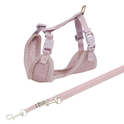 Trixie Junior puppytuig zacht met riem lila
