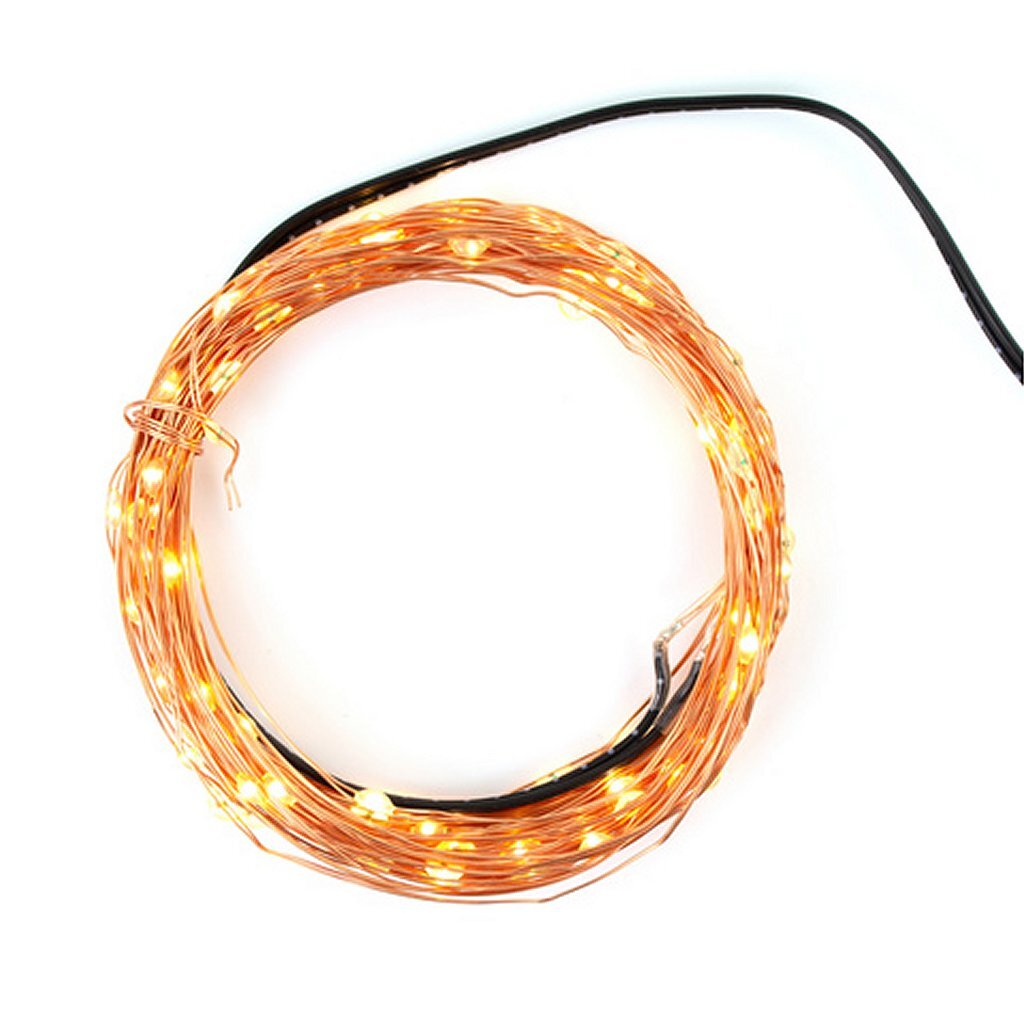 Westcott ac-cl10001 clauss led-lichtslinger 100 led #039;s 10 m warm wit