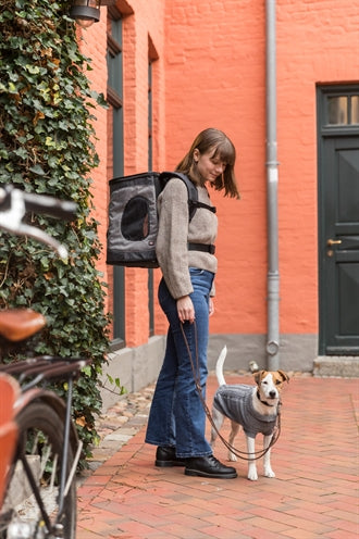 Trixie hondenriem rustic verstelbaar vetleer donkerbruin