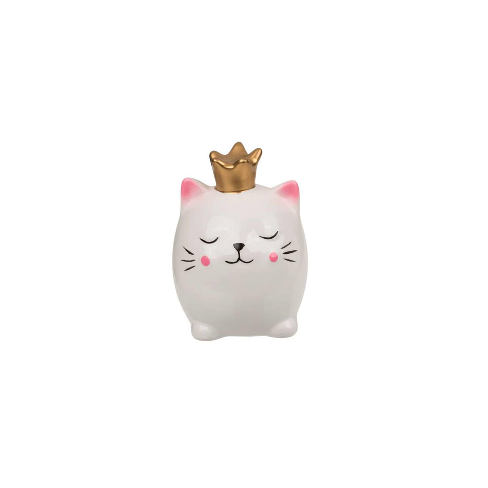 Ootb spaarpot kitten keramiek 7x6,5x9cm
