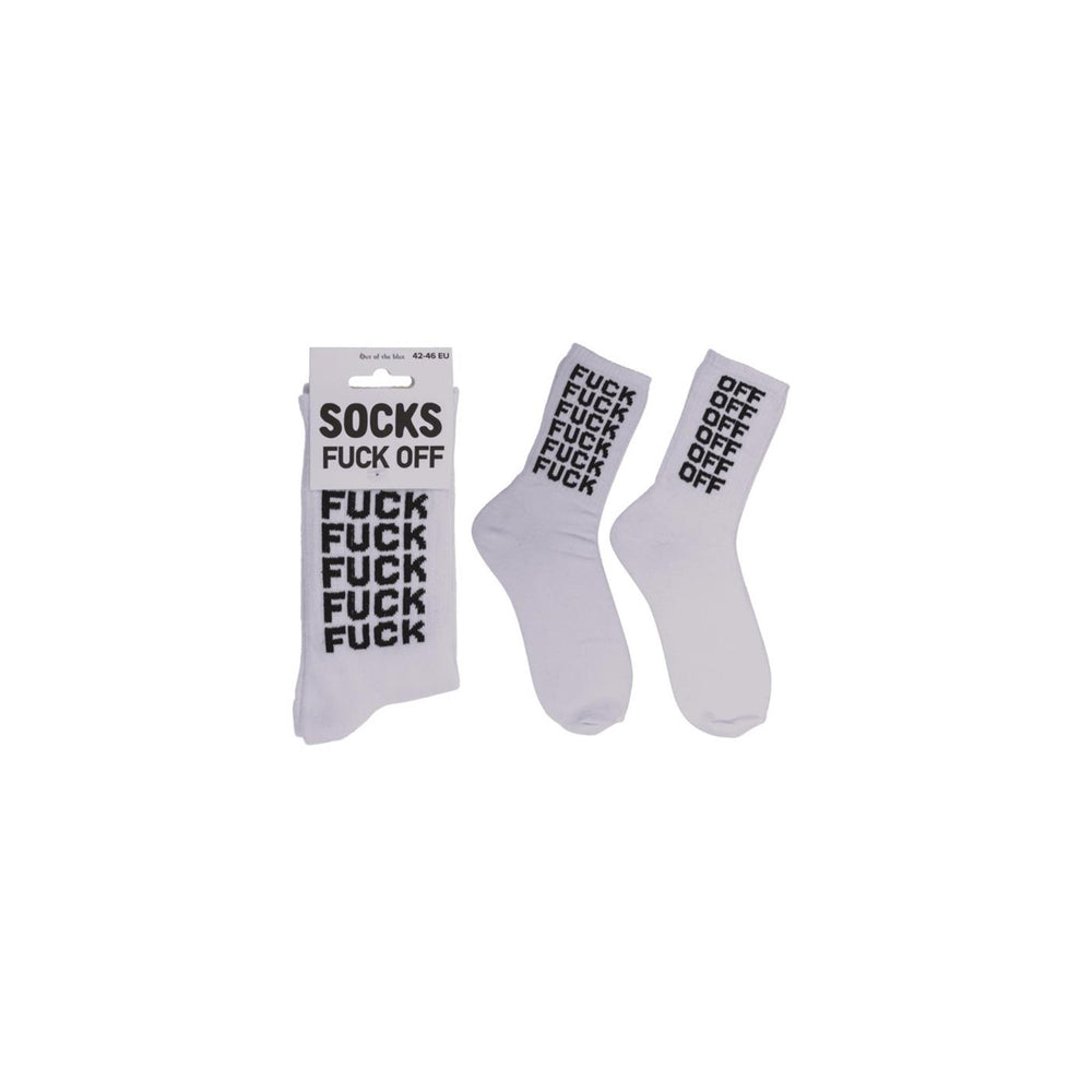 Ootb sportsokken f*ck off maat 42-46 70% katoen, 25% polyamide, 5% elasthan