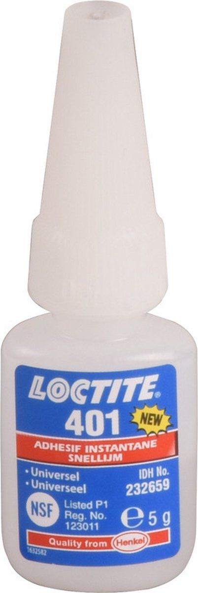 colle instantanée 401 transparente 5 grammes