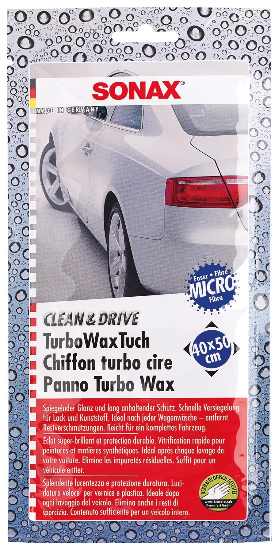Sonax lak conservering clean drive turbowax clean drive cloth