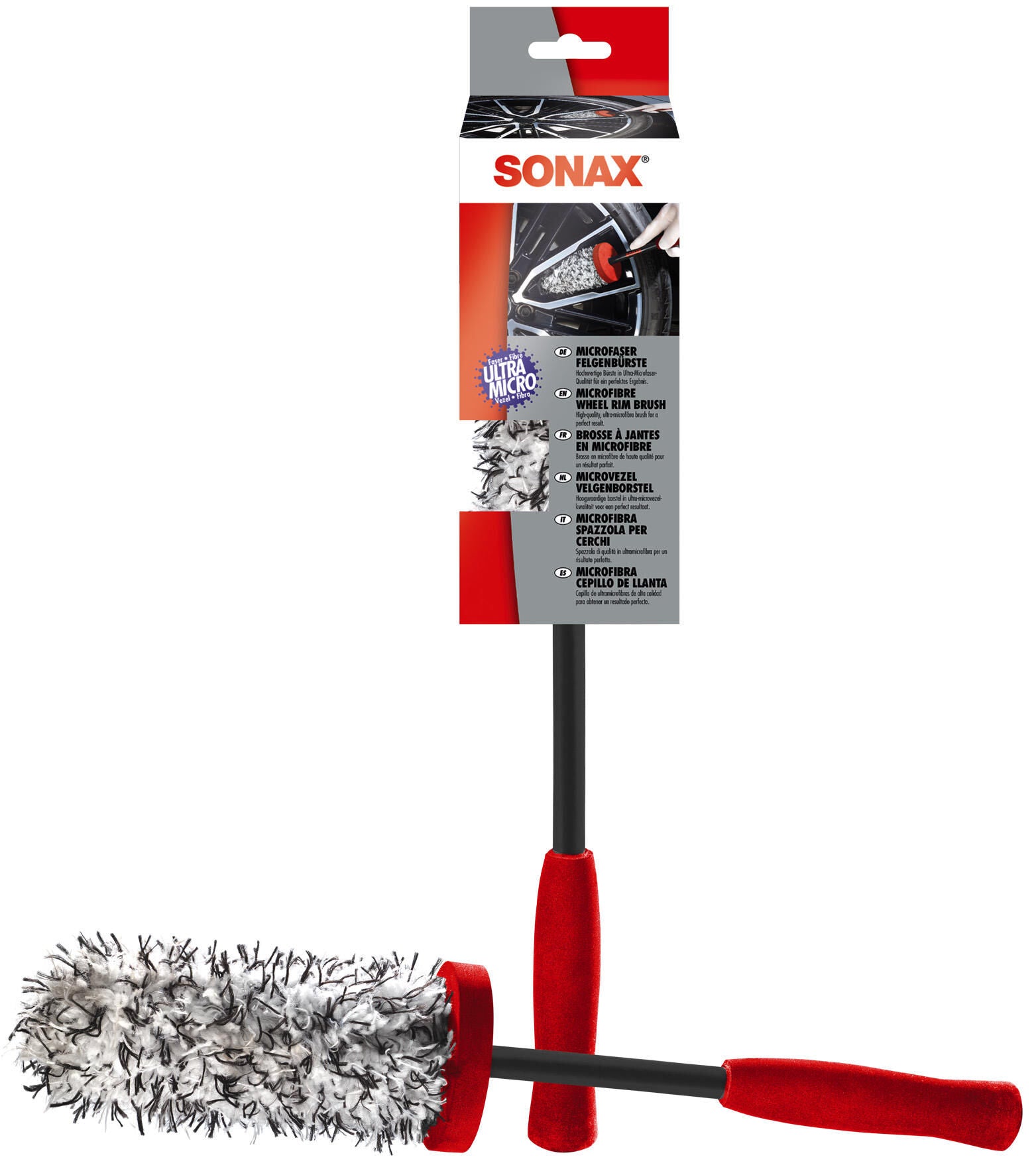 Sonax velgenborstel microfaser rim brush microfiber