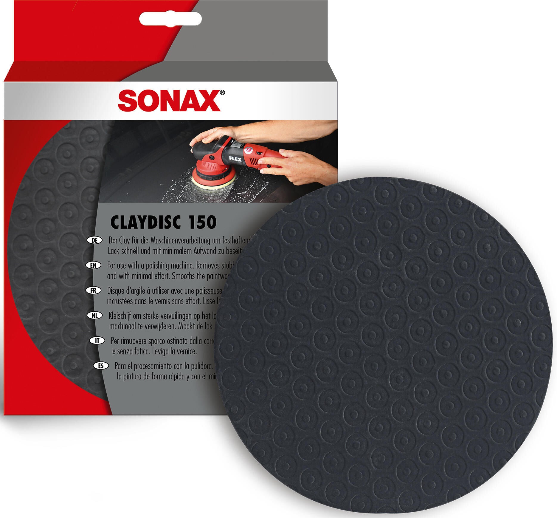 Sonax reinigingsklei clay disc clay disc 150 mm