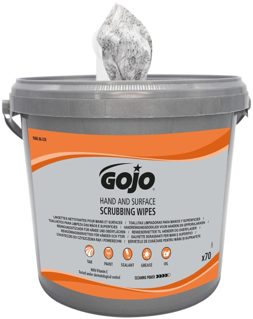 Gojo handreinigingsdoekje cleaning cloths 70pcs. hand flat