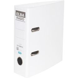 Elba ordner rado plast a5 karton, pp (polypropeen) wit staand 2-rings 1 stuk