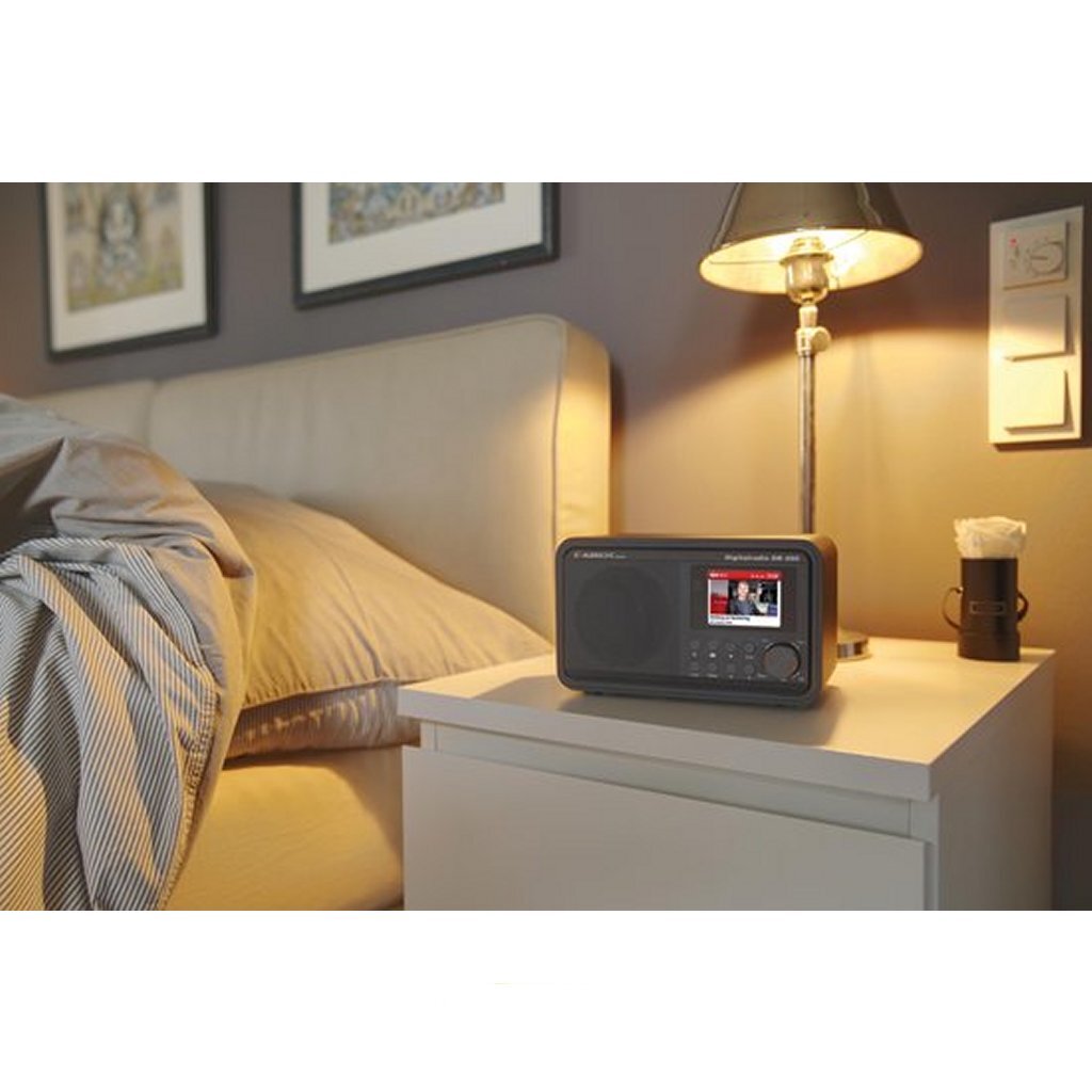 Basic albrecht dr 490 dab+ hybrideradio zwart