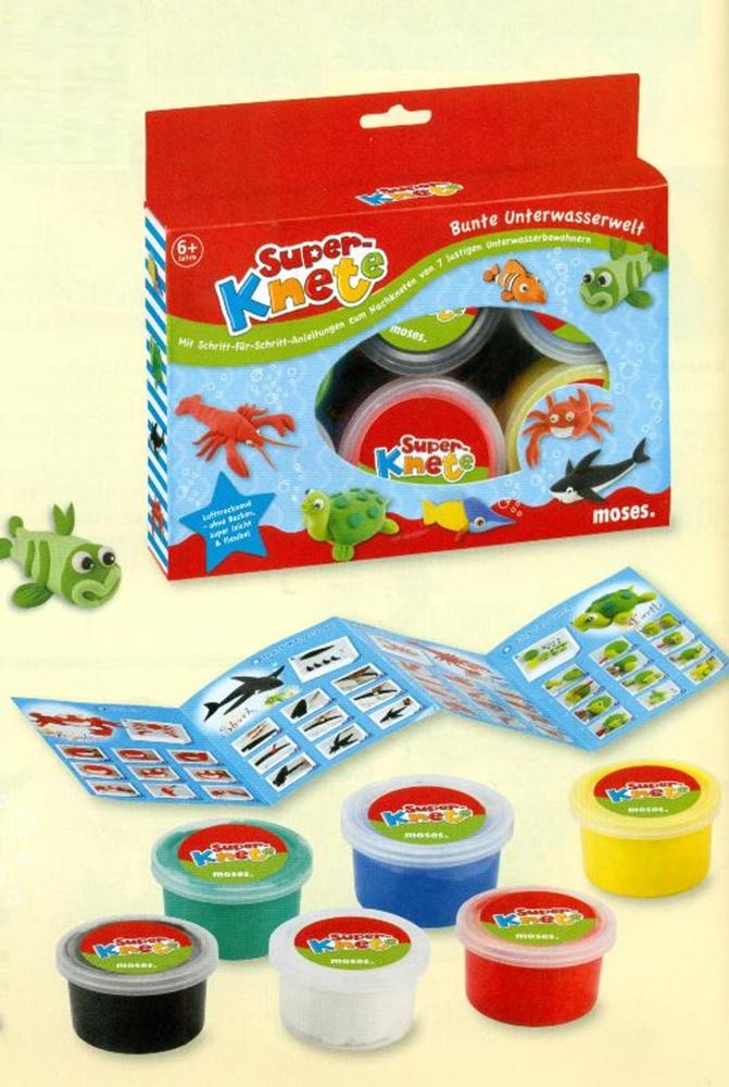 Superklei: bonte wereld foam (4 st)