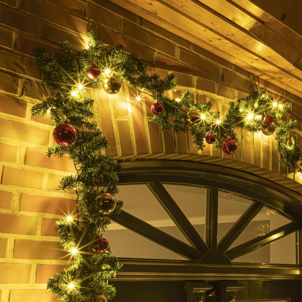 Hoi kerstslinger met 80 warmwitte led's 20m