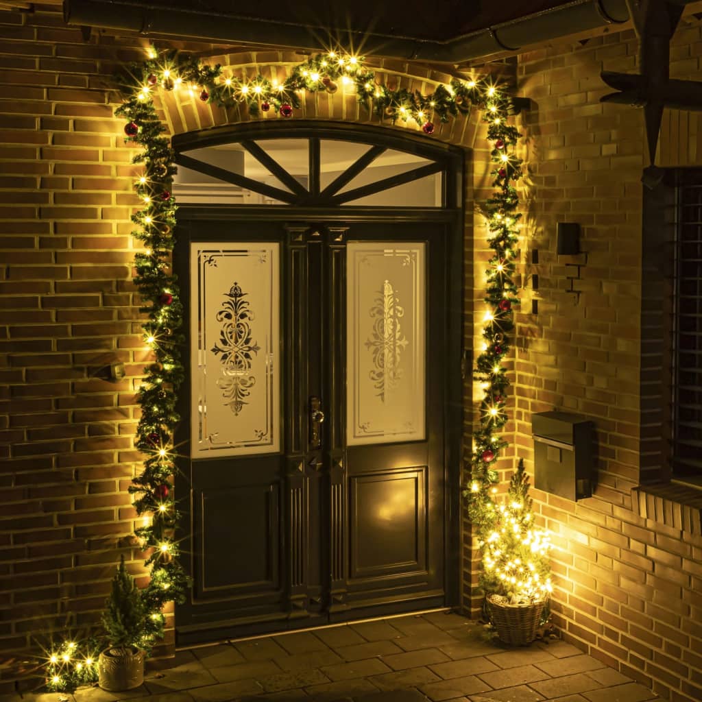 Hoi kerstslinger met 80 warmwitte led's 20m