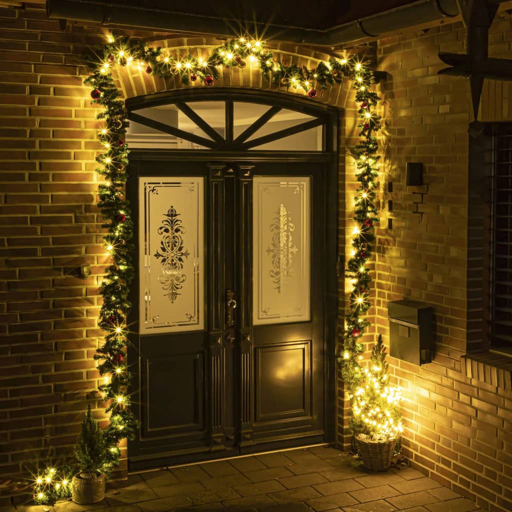 Hi kerstslinger met 80 warmwitte led's 20 m