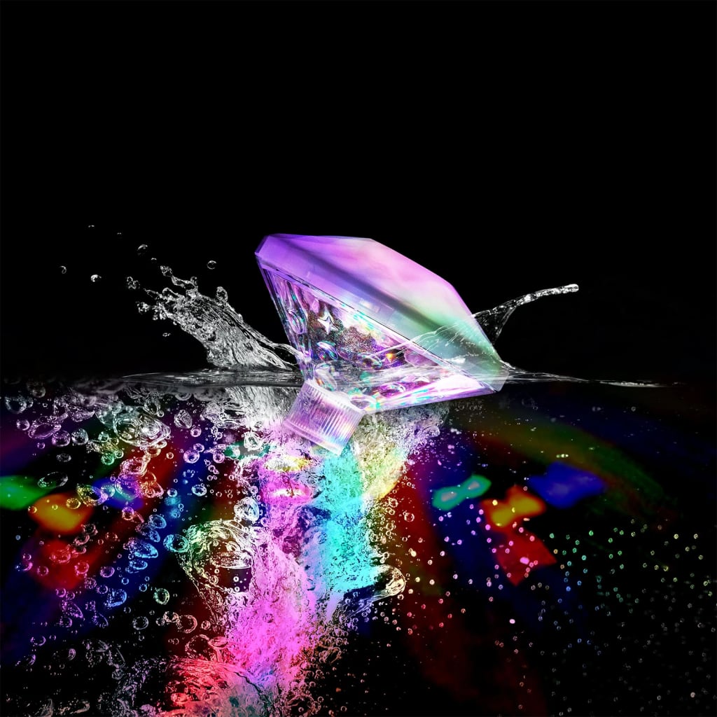 Hi onderwaterlamp diamant led 10,5x8,5 cm