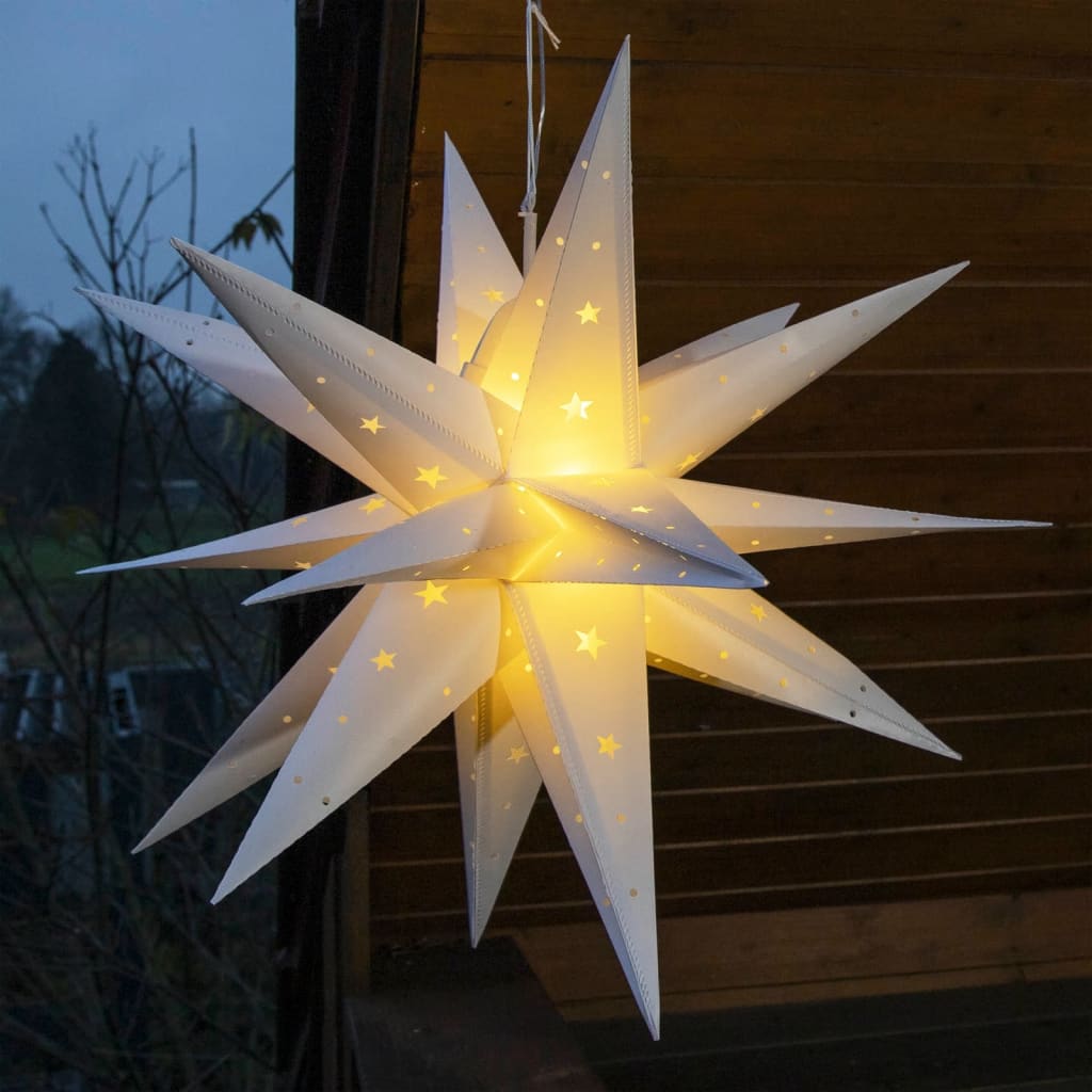 Hallo lampion kerstster led 58 cm