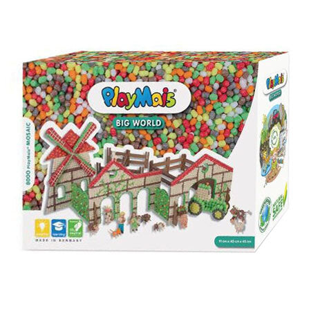 Speelmais mozaïek boerderij (>8.000 stukjes)