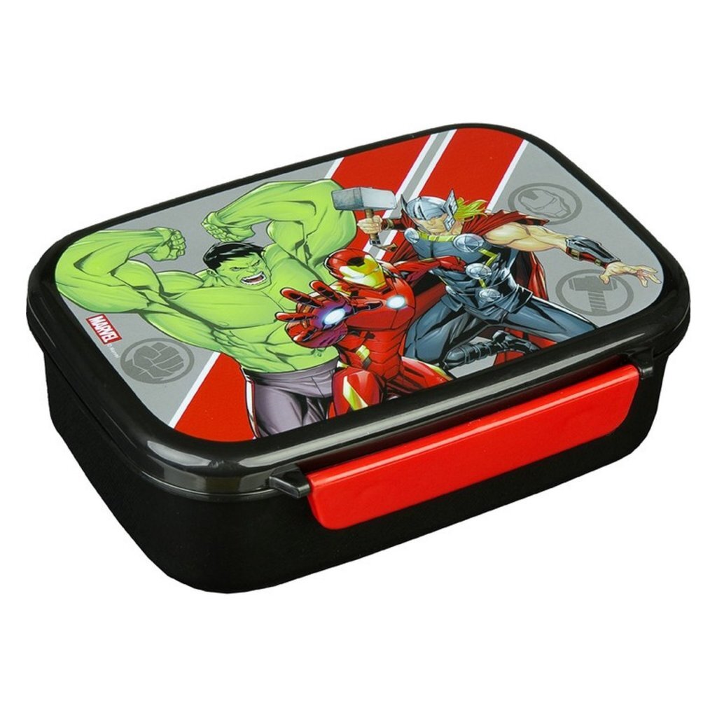 Marvel avengers lunchbox zwart rood