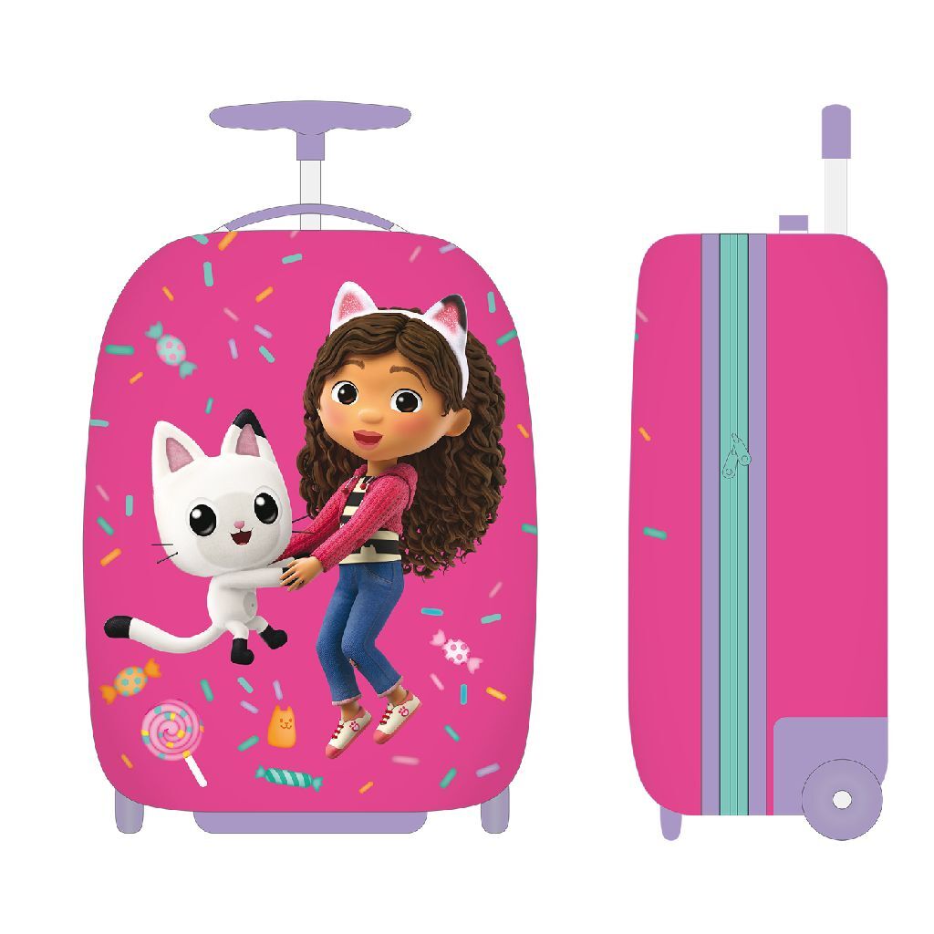 Gabby's poppenhuis gabby #039;s poppenhuis trolley 23l roze paars