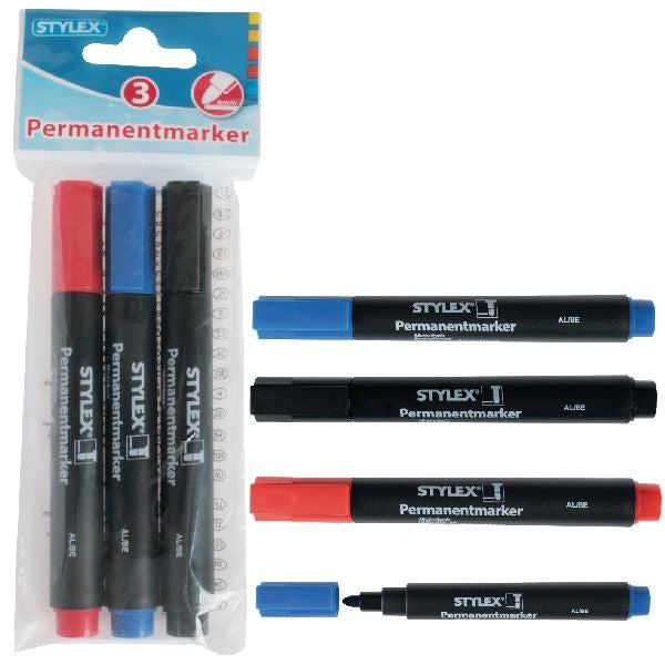 Stylex permanente markers 3 stuks